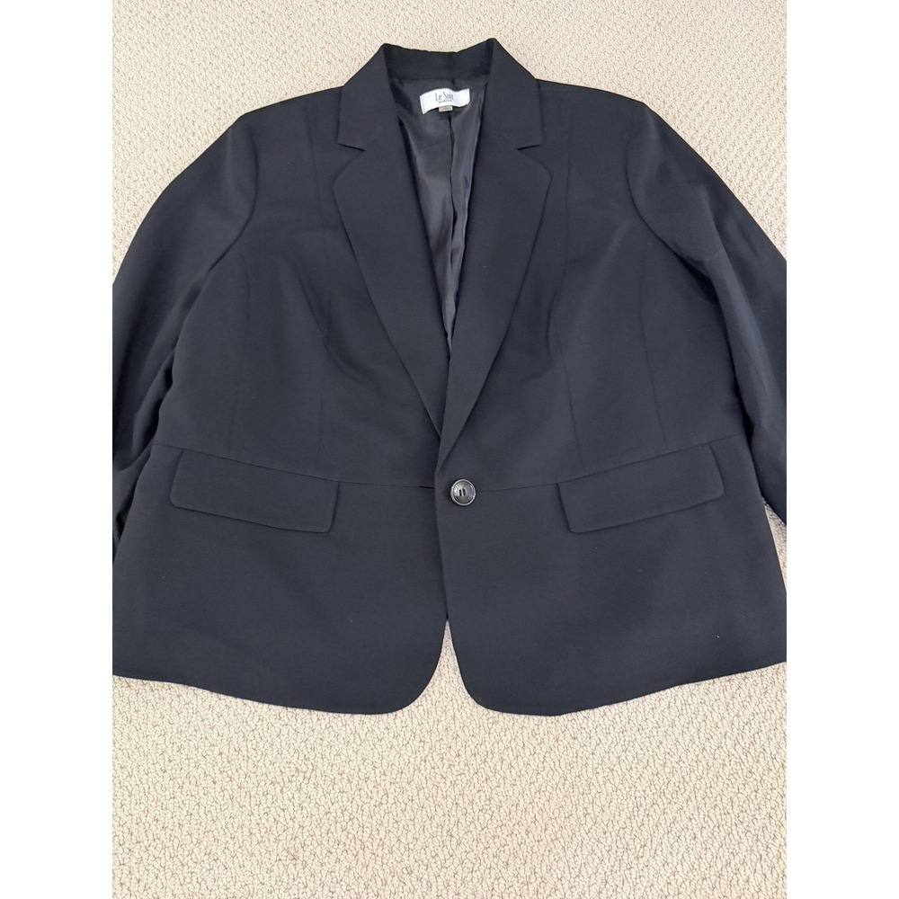 Le Suit women black 2- piece pants suits size 22W - Picture 4 of 15